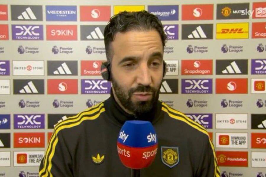 阿莫林解释曼联踢长传理由!传控英超最差,控球七成反遭零封输球